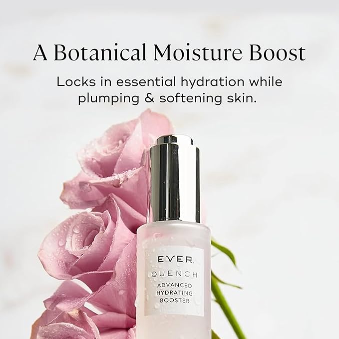 EVER Advanced Hydrating Serum - Hyaluronic Acid Serum for Face, Peptides Face Serum, Hydrating Serum for Women, Anti-Aging Moisturizing Serum, Reduces Fine Lines and Wrinkles, 1 fl oz
