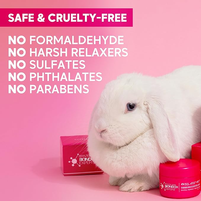 Hair Treatment Masks – Brazilian Bondox Thermal Repair Mask for Frizzy,Damaged Hair –With Collagen from Seaweed & Almond Oil – Intensive Moisture & Straightening Treatment(BRAZILIAN BONDOX 33.8 fl.oz)