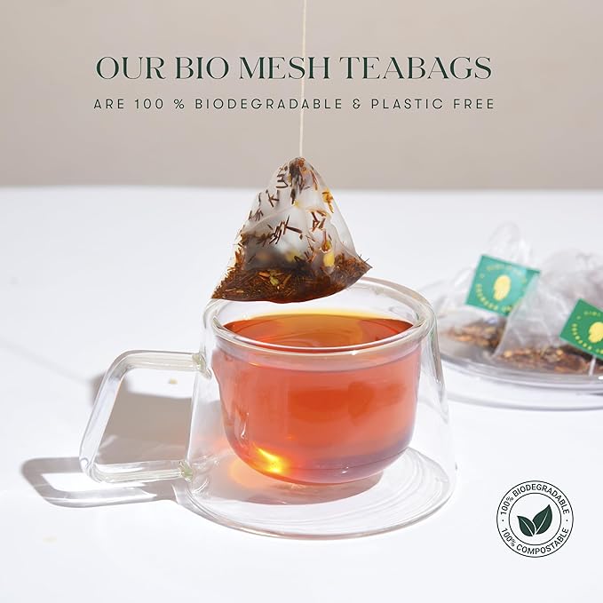 Luxmi Estates - Orange Spice - Organic Black Darjeeling Tea - 50 Tea Bags| Limited Fall Tea | Special Edition Autumn Tea | Smooth, Flavorful, Robust and Caffeinated