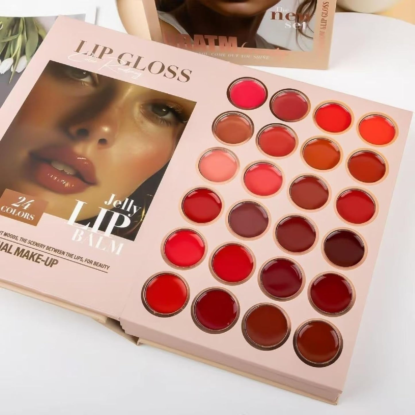 67 Pro Color Makeup Book Palette, 5-Layer Professional Kit with Eyeshadow Blush Highlighter Bronzer, Complete Portable Travel Makeup Set with 8 Brush Set (Makeup book+8 *blue makeup brush set)