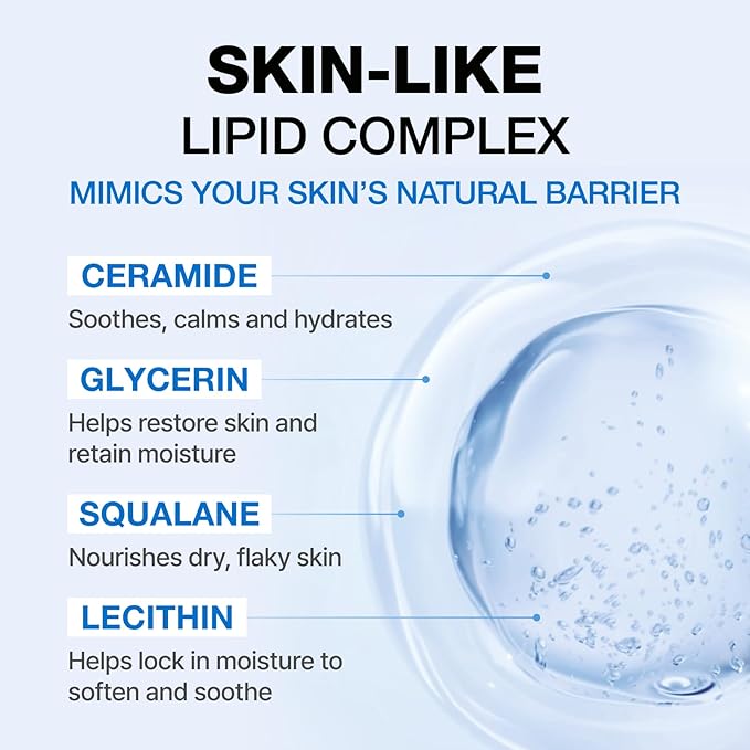 Physiogel Face and Body Lotion, Korean skin care, Provides 72 hrs of Hydration for Dry Sensitive Skin, Fragrance-Free, Non-Comedogenic, Dermatologist-Tested, Ceramide, Squalane.