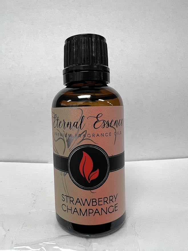 Eternal Essence Oils Strawberry Champagne 30ml Premium Fragrance Oil - for Candle, Soap Making, Aromatherapy, Diffusers, Home Care, & Humidifiers