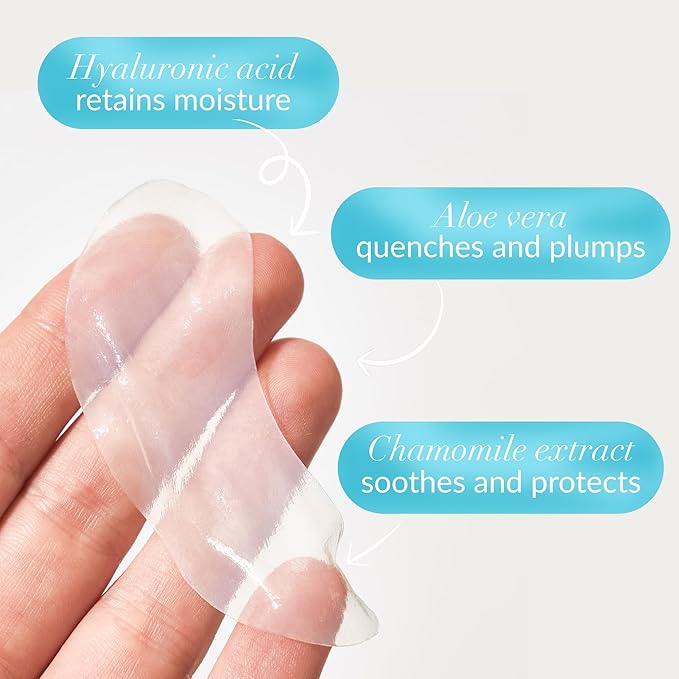 Talika Bio Enzymes Eye Patch (3 Pack) - Instant Ultra-Moisturising Under Eye Patches for Adults - Eye Mask For Dark Circles Tired Eyes & Puffiness