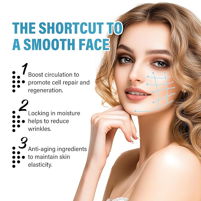 Smile Line Patches, Anti Wrinkle Patches for Face Overnight, Face Wrinkle Patches for Fine Lines Around Mouth & between Eyes,16 Packs