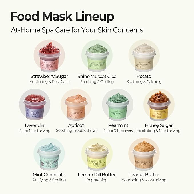 SKINFOOD Strawberry Sugar Lip Scrub Mask, Exfoliating Lip Care, Hydrating Korean Lip Product for Soft & Smooth Lips, Deep Nourishment Mild Sugar Scrub Vegan (0.71 fl. Oz.)