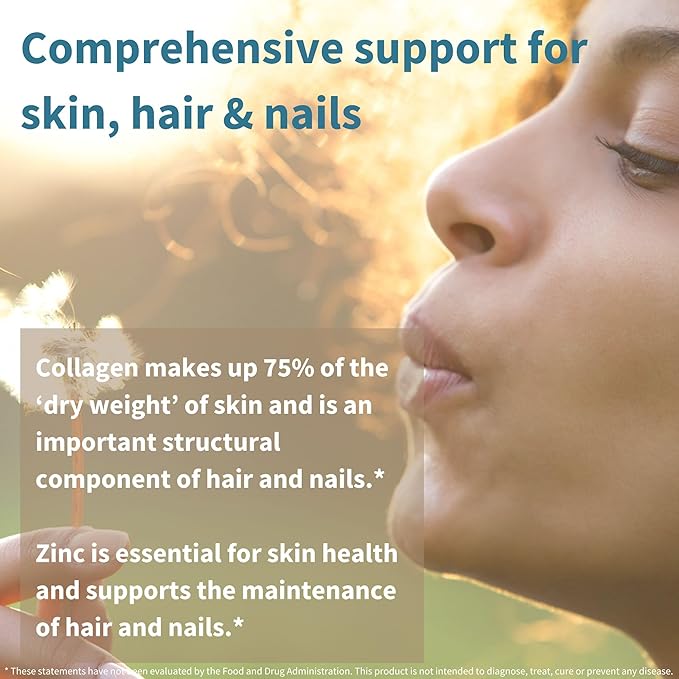 Vegan Vanilla Collagen Protein Powder + Zinc Complex Vegan Bundle for Skin, Hair & Nails. Complete Collagen Boosting Formula + 25mg Chelated Zinc, by Igennus