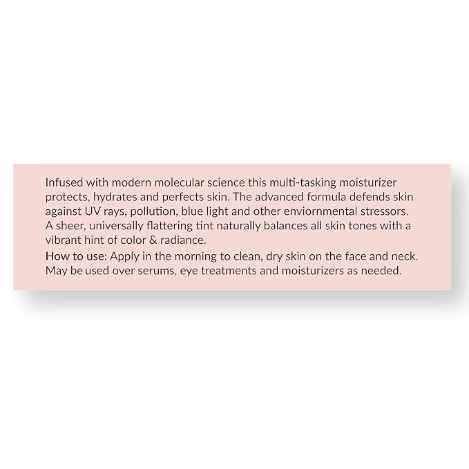 AVYA SPF 40 Sheer Tinted Moisturizer with Hyaluronic Acid & Green Chai – Advanced Ayurvedic Skincare Treatment for Balanced and Brighter Skin/Medium Skintones Shade #2 (0.34oz/10ml)