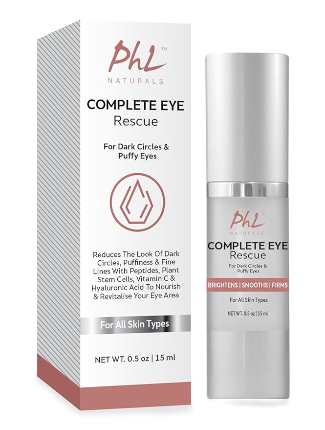 Dark Circles Under Eye Treatment - Tackles Puffiness, Wrinkles and Bags - Natural Eye Brightening Gel for Under and Around Eyes, suits Men & Women, 0.5 fl. ounce.