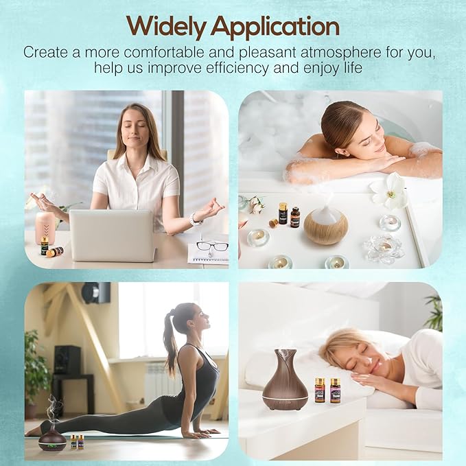 Essential Oils Set -Essential Oils - 100% Natural Essential Oils-Perfect for Diffuser, Humidifier,Aromatherapy, Massage,Skin & Hair Care,30x5 ml(0.17fl.oz