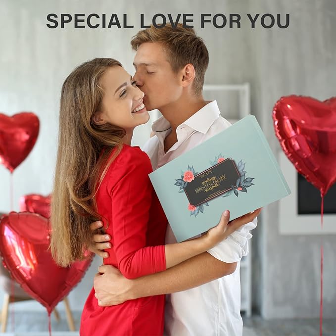 Essential Oils Set - Pure Essential Oils-Perfect for Diffuser, Humidifier, Massage, DIY Candle and Soap Making（30x10 ML）