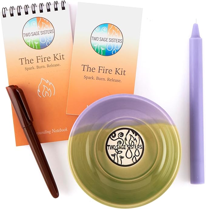 Element Kit Bundle - Self-Care Package for Women and Men – Kickstart The Year with Wellness – Use The Elements to Practice Mindfullness - by Two Sage Sisters
