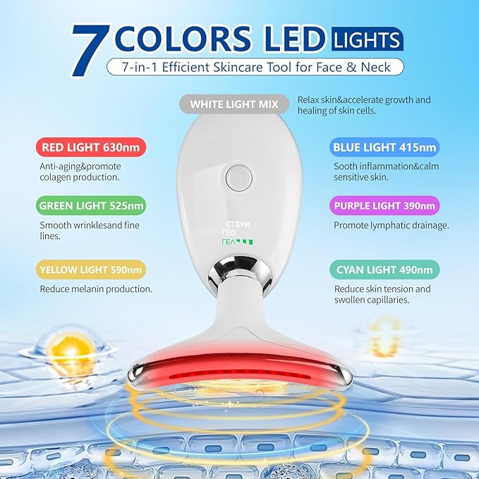 2025New Neck Face Massager, Face Sculpting Tool, 3 Modes and Vibration for Facial Massager for Double - Chin Wrinkle,Daily Home Use (White)