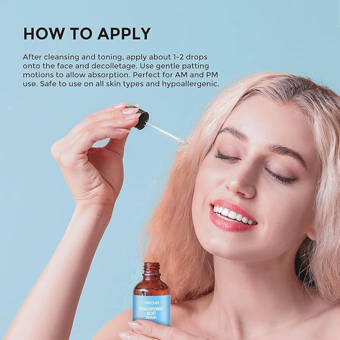 Face Serum Set – Retinol Serum & Hyaluronic Acid for Face – Anti Aging Skin Care Set for Women – Firm, Wrinkle Smoothing