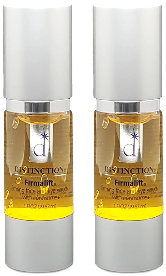 Distinction Firmalift Firming Face & Eye Serum – Anti Aging Serum Lotion Cream and Moisturizer | Helps Reduce the Appearance of Fine Lines and Wrinkles, Soothes (1 Fl Oz, 2 Pack)