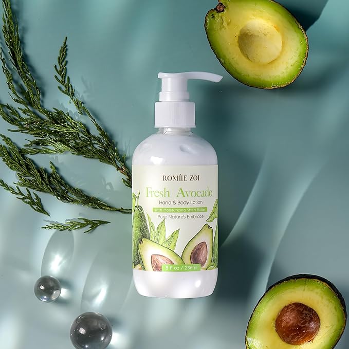 Daily Hand & Body Lotion with Moisturizing Shea Butter for All Skin Type- Fresh Avocado - 236 ML / 8 FL OZ