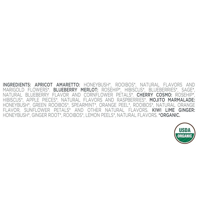 Tea Forte Herbal Retreat Organic Caffeine Free Premium Herbal Tea Petite Presentation Box Tea Gift Set Sampler, 10 Handcrafted Pyramid Tea Bag Infusers