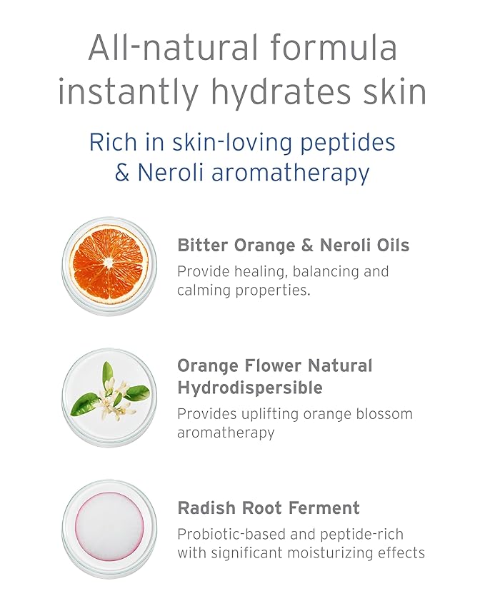 Kerstin Florian Neroli Water Face Mist | Orange Blossom Aromatherapy Spray | Hydrate & Refresh Skin with Probiotics & Peptides | All Natural | Vegan | Cruelty Free (3.4 fl oz)