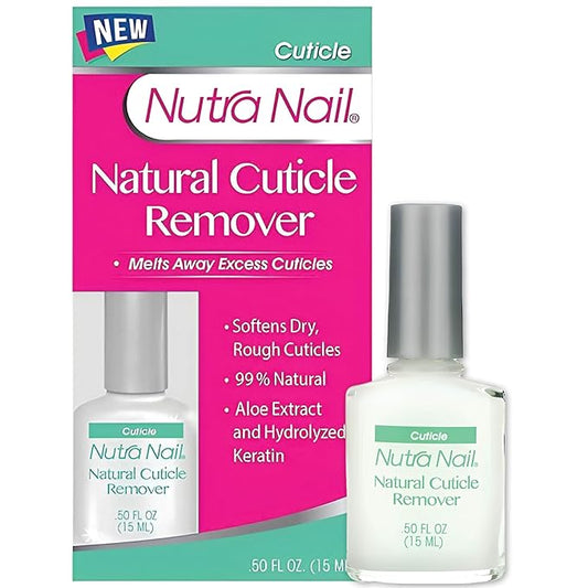 Nutra Nail Naturals Cuticle Remover - Instant Nail Bed Softener & Removal Oil Treatment for Nails & Nail Health (0.45 Fl Oz)