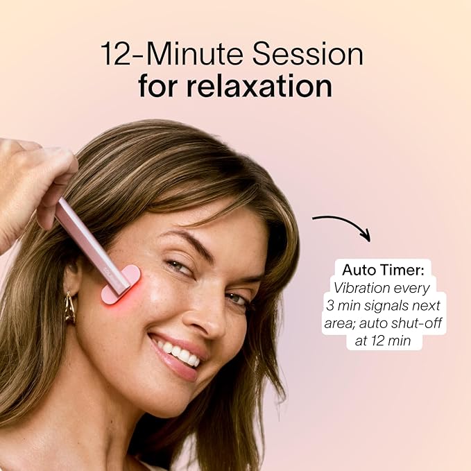 Solawave Skincare Wand & Serum – 4-in-1 Galvanic Current, Face Massager, & Red Light Therapy Wand – 1 Oz Activating Serum for Anti-Aging, Wrinkle Reduction, Face Lift & Hyperpigmentation Skin Care