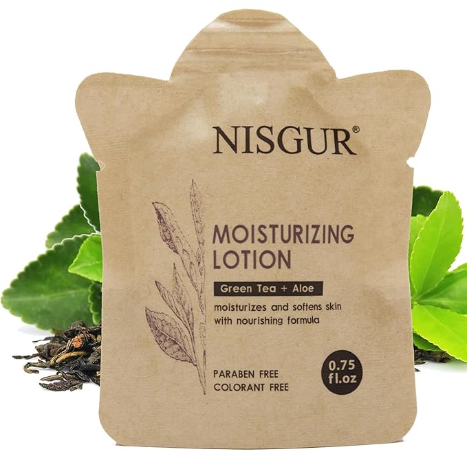 Body Lotion Bulk 0.75 oz 200 Pack Non Plastic Hotel Lotion Paper Pouch Travel Lotion Bulk Aloe and Green Tea Extract Infused Hotel Supplies and Toiletries for Guest