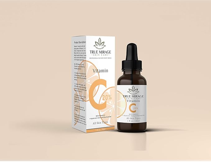 20% Vitamin C Serum, Niacinamide & Hyaluronic Acid Serum