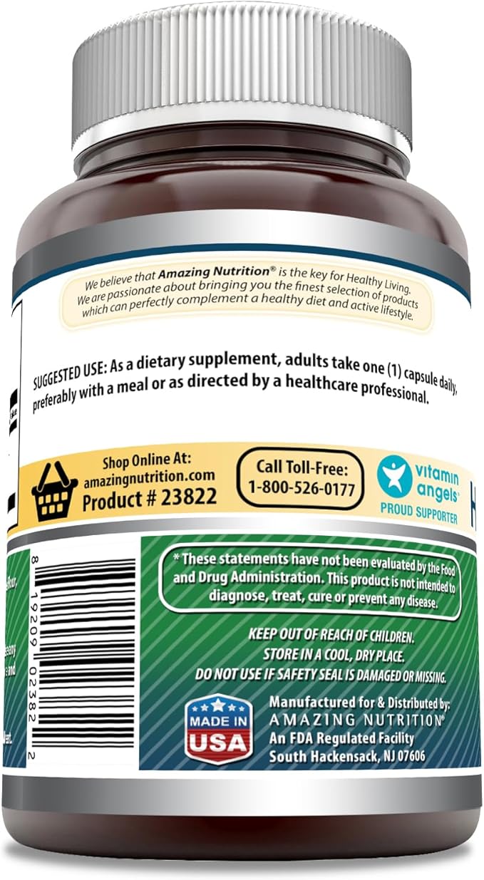 Amazing Formulas Hyaluronic Acid 100 Mg Capsules Supplement | Non-GMO | Gluten Free | Made in USA (1 Pack, 360 Count)