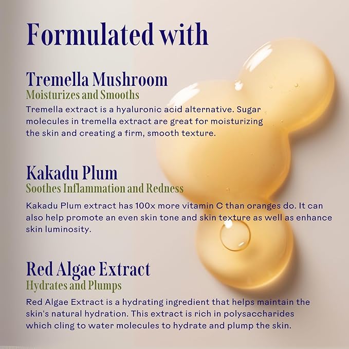 Three Ships Dew Drops Hyaluronic Acid And Vitamin C Serum - Vegan Facial Serum Brightens And Plumps Skin - Intensive Natural Face Serum for All Skin Types- As Seen on Dragon’s Den, 01 Fl Oz