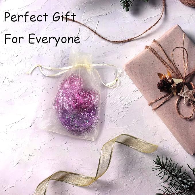 Gel Eye Ice Pack, Cooling Eye Pad, Cooling Eye Masks Hot ＆ Cold Treatment for Eye Strain, Eye Swelling, Eye Redness, Puffy Eyes, Dark Circles, Smooth Fine Lines, and Eye Recover Surgery. 6 PCS