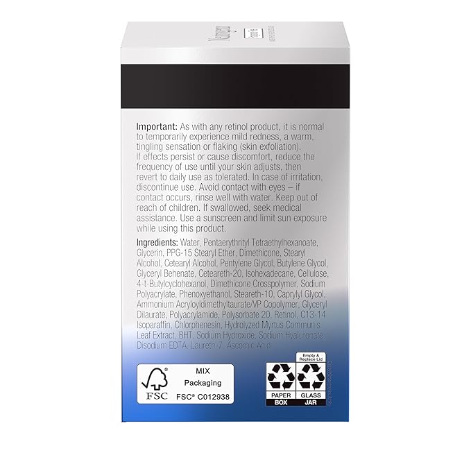 Neutrogena Retinol Pro+ Anti-Wrinkle Night Moisturizer, Rapid Wrinkle Repair, Anti-Aging Face & Neck Cream, Formulated without fragrance, parabens, dyes, & phthalates, Retinol, 1.7 oz