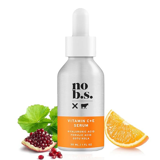 No Bad Stuff - Vitamin C + E Serum - Firming Face Serum for Anti-Aging, Smooths, Hydrates, Plumps Fine Lines & Reduces Dark Spots (1 fl oz)