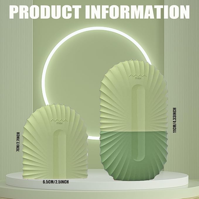 Ice Cube Roller Massager for Face and Eyes, Reusable Silicone Mold Face Massage Eye Facial Beauty Naturally Conditioning and Skin Care Tools, Ideal Gift for The Special Women You Love(Green)