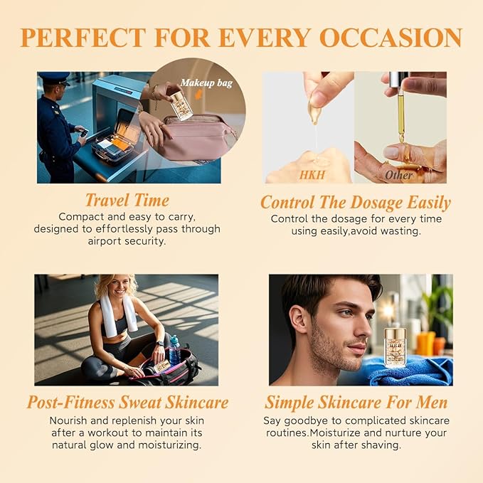 Vitamin C Anti-Wrinkle Aging Face Serum 60 Capsules With Scissors,Vitamin C Anti-Wrinkle Serum To Hydrate,Moisturize and Firm,Visibly Reduce Fine Lines & Wrinkles, Travel Portable