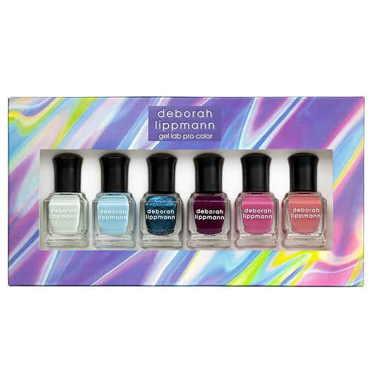 Deborah Lippmann Gel Lab Pro Nail Polish Set, Treatment Enriched Formula for Nail Health, Wear, and Shine, Vegan, No Animal Testing, 21 Free Formula