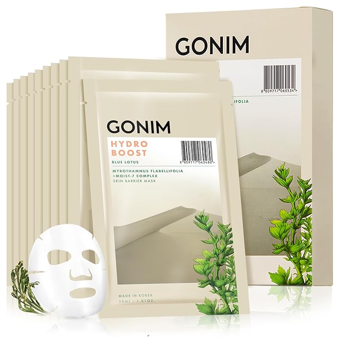 Korean Hyaluronic Acid Sheet Mask (15 sheets) | Resurrection Plant | Strengthen the skin barrier | Anti-Aging Mask | Reduce Fine Lines & Wrinkles, Smooths & Repairs | Korean SkinCare