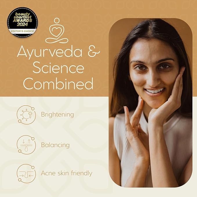 LUVIH Ultra Illume Clarifying Face Serum for Women & Men - Dark Spot Serum with Ayurvedic Herbs - Natural Acne Prone Skin Care - Helps Reduce the Appearance of Acne Scars & Blemishes - 30 mL