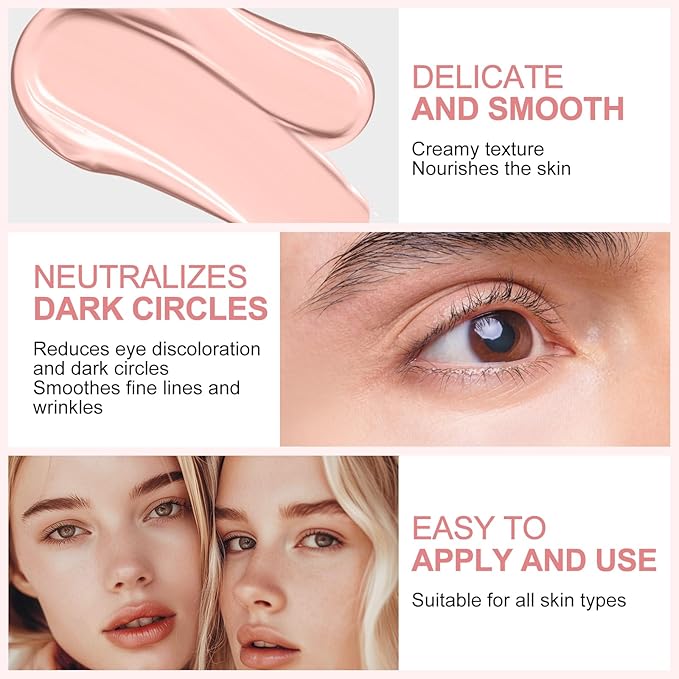 Skin Care Eye Cream Under Eye Cream for Dark Circles and Wrinkles Under Eye Brightener for Women and Men