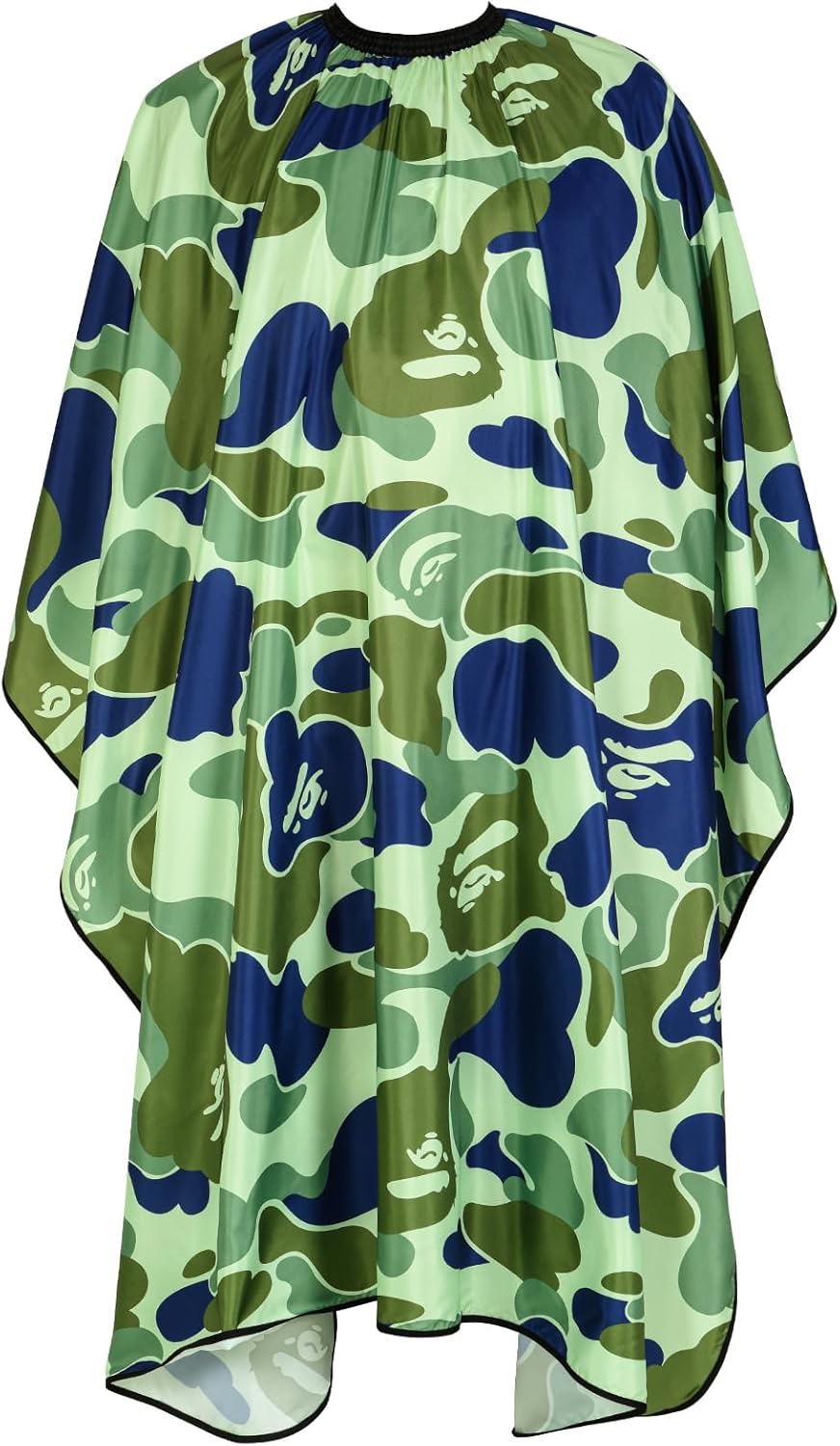 Professional Hair Cutting Cape Waterproof Barber Cape for Men Polyester Hair Styling Cape with Elastic Neckline