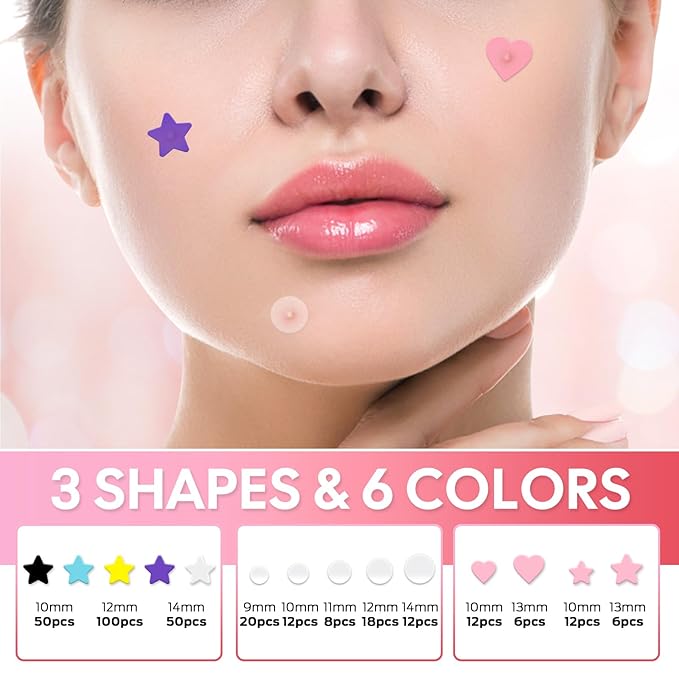 Pimple Patches Thin Pimple Patches for Face Acne patches Acne Treatment for All Skin Types Unscented Vegan & Cruelty Free Hydrocolloid & Tea Tree Formula for Blemishes Redness & Pore Treatment
