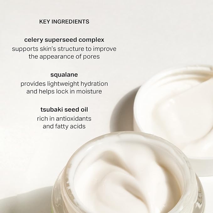 Cocokind Texture Smoothing Cream, Face Moisturizer with Squalane, Celery Seed and Cucumber, Face Lotion Moisturizer Face, Hydrating Face Cream