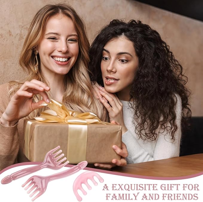 3 Pack Head Massager Scalp Comb Resin Scalp Stress Relax Tool for Birthday, Mother's Day, Father's Day