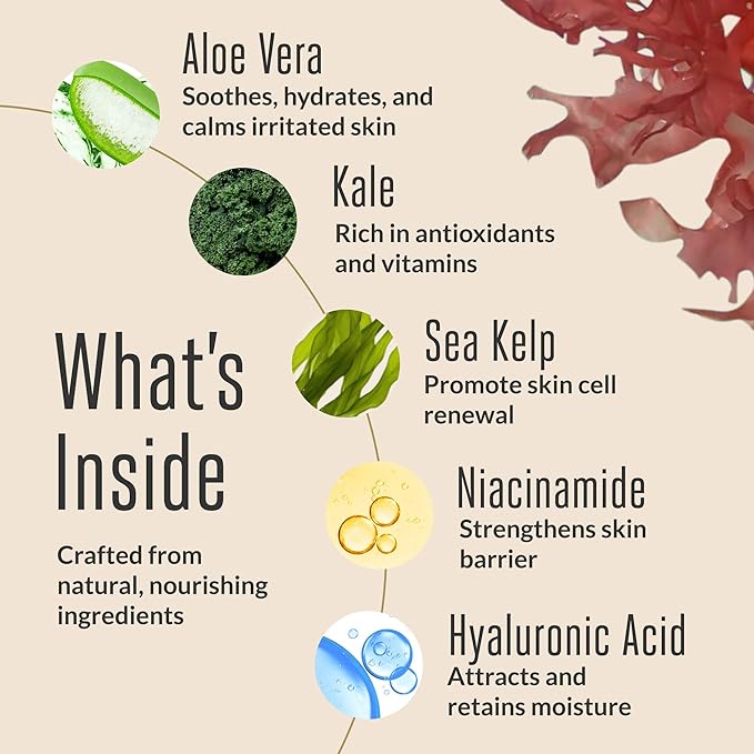 Eye Cream - Under Eye Cream for Dark Circles and Puffiness, Anti-Aging Skin Care with Aloe, Niacinamide, & Hyaluronic Acid to Firm Skin and Reduce Wrinkles, Soothing Face Cream (1 fl oz)