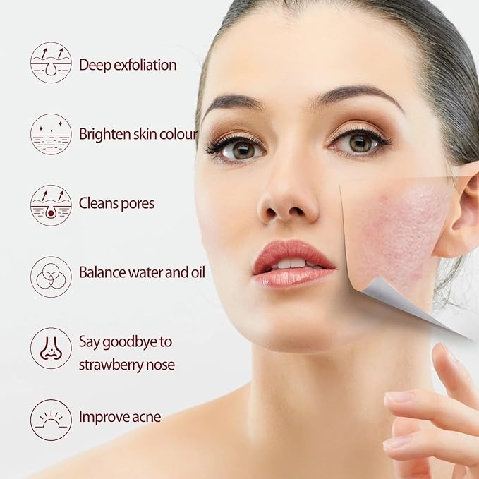 AHA 30% + BHA 2% Peeling Solution, Chemical Peel for Face at Home, BHA Liquid Exfoliant for Large Pores, Wrinkles & Fine Lines, 1.0 Floz (1 PCS)