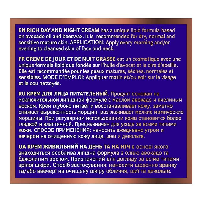 40+ Classic Nourishing Rich Day and Night Facial Cream 50 Ml