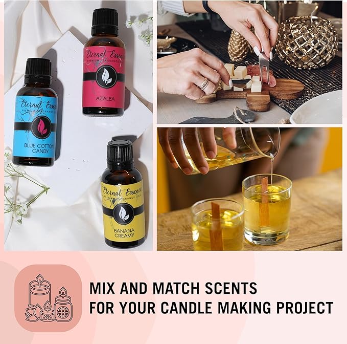 Eternal Essence Oils Eucalyptus 30ml Premium Fragrance Oil - for Candle, Soap Making, Aromatherapy, Diffusers, Home Care, & Humidifiers