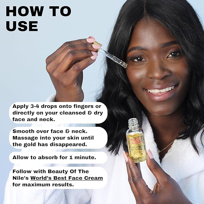 No Needles, No Way!™ Anti Aging Serum for Skin-of-Color, Wrinkles Dark Spots Hydrate Smooth Even Tone Retinol Hyaluronic Acid Beauty of the Nile® 1 Oz