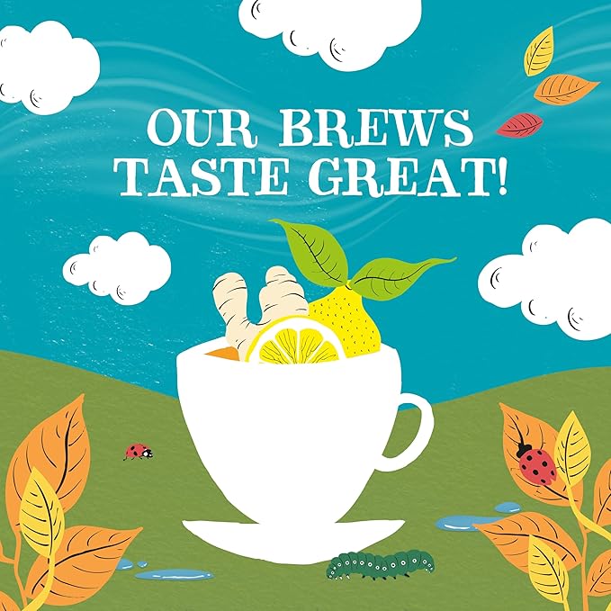 Clipper Tea Lemon & Ginger Teabags – Caffeine Free, USDA Organic, Great Hot or Iced – Aromatic, Natural, Fair & Delicious – 20 Tea Bags