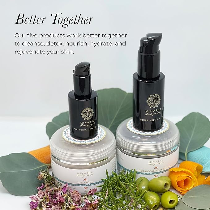 Moroccan Argan Face & Body Oil, Sourced in Morocco, Skin Moisturizer, Reduces Wrinkles, Vegan, Cruelty Free, Non-GMO, Fragrance & Chemical Free, 50 mL