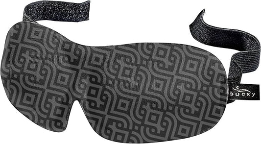 Bucky 40 Blinks No Pressure Printed Eye Mask for Travel & Sleep, Nouveau, One Size
