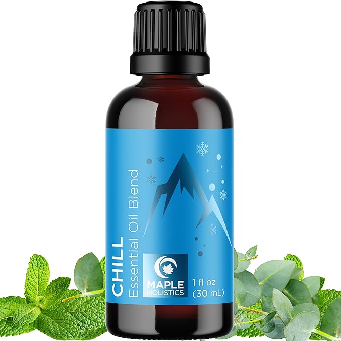 Mint Essential Oil Blend for Diffuser - Refreshing Mint Oil Diffuser Essential Oils with Cooling Peppermint Spearmint Bergamot and Eucalyptus Oils - Pure Aromatherapy Oils for Diffuser Mint Blend