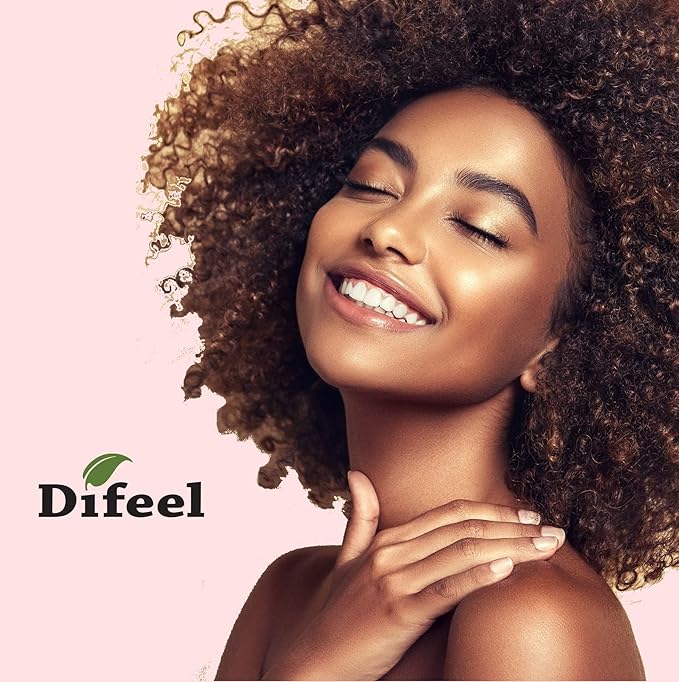 Difeel Growth and Curl Biotin Hair Mask 12 oz. - Hair Mask for Curly Hair Growth